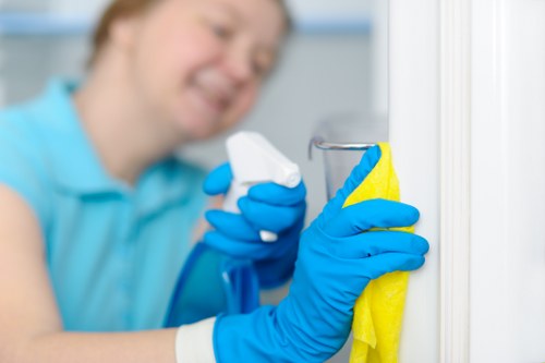 Professional hard floor cleaning in Richmond upon Thames on stone flooring