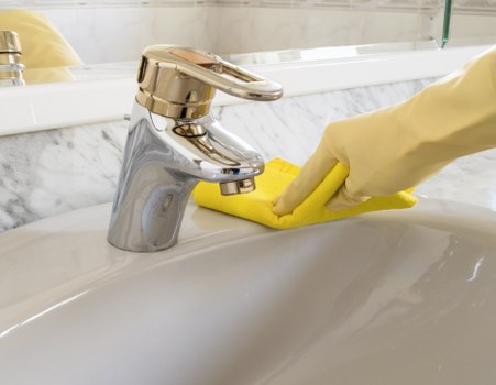 Bathroom descaling and sanitising for tenancy handover